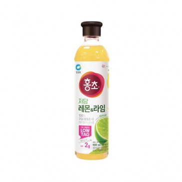 청정원 홍초 레몬&라임 저당 900ml