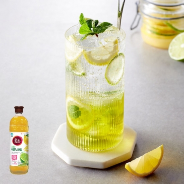 청정원 홍초 저당 레몬&라임 1.5L