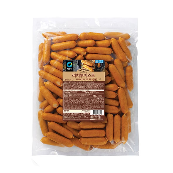 [타임특가]청정원 리치부어스트 1.5kg(냉동)