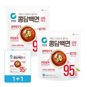 (2+1) 청정원 콩담백면 비빔 380g