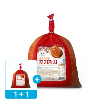 (1+1) 종가 생생유산균 포기김치 3.2kg