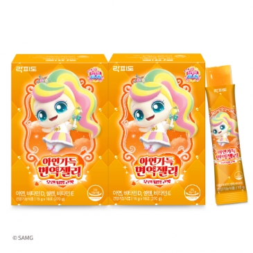 락피도 프린세스 캐치!티니핑 시즌6 아연가득 면역젤리 (15gx18포), 2박스