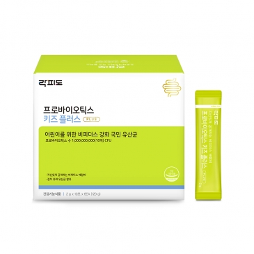 락피도 프로바이오틱스 키즈 플러스 (2g&times;60포) /60일분, 1ea