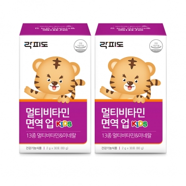 락피도 멀티비타민 면역 업 (2g×30포) /30일분, 2ea