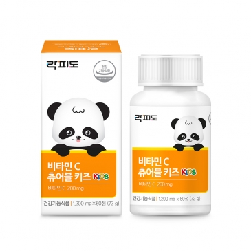 락피도 비타민C 츄어블 키즈 (60정) /30일분, 1ea
