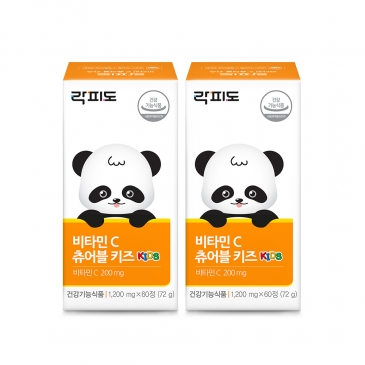 락피도 비타민C 츄어블 키즈 (60정) /30일분, 2ea
