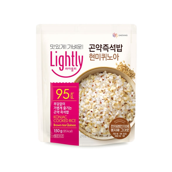 라이틀리 곤약즉석밥 현미퀴노아 150g x10개 /박스