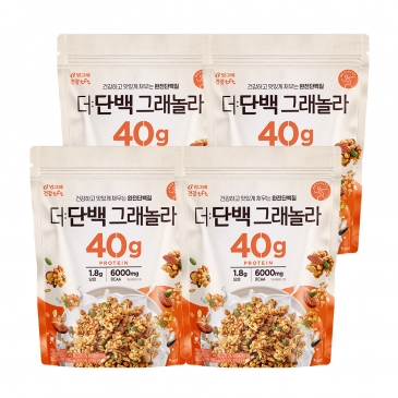 빙그레 더단백 그래놀라 165g 4입