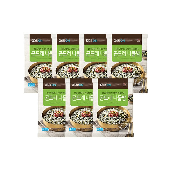 집으로ON 곤드레나물밥 230g x7개 집으로ON 곤드레나물밥 230g x7개