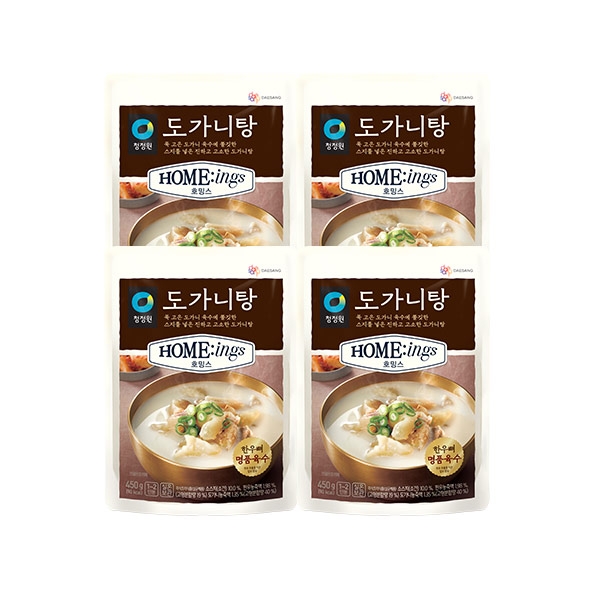 청정원 호밍스 도가니탕 450g x4개