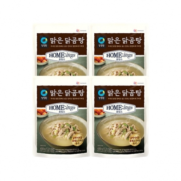 청정원 호밍스 맑은닭곰탕 450g x4개