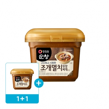 (1+1) 청정원 순창 조개멸치 찌개된장양념 450g