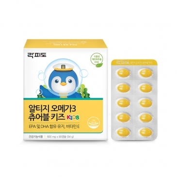 락피도 알티지 오메가3 츄어블키즈( 600mg x 90캡슐) 1ea