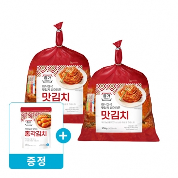 종가 맛김치 900gx2개+총각김치 400g(증정)
