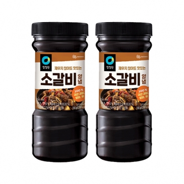 [명절식품] 청정원 소갈비 양념 840g x2개