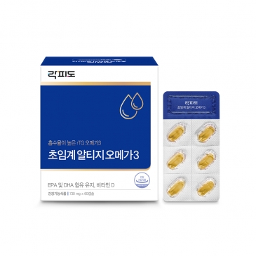 락피도 초임계 알티지 오메가3 (730gx60캡슐) /30일분, 1박스