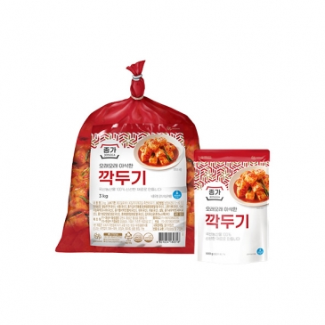 종가 깍두기 3kg+깍두기 500g
