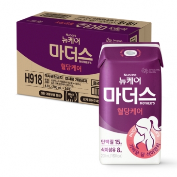 뉴케어 마더스 혈당케어 (200mlx24팩), 1박스