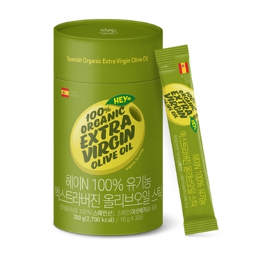 대상웰라이프 헤이N 100% 유기농 엑스트라버진 올리브오일 (10gx30포), 1박스