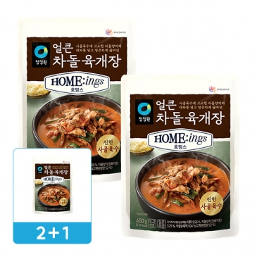(2+1)청정원 호밍스 얼큰차돌육개장450g