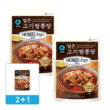 (2+1)청정원 호밍스 얼큰고기짬뽕탕 450g
