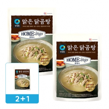 (2+1)청정원 호밍스 맑은닭곰탕 450g