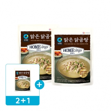 (2+1)청정원 호밍스 맑은닭곰탕 450g