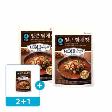 (2+1)청정원 호밍스 얼큰닭개장 450g