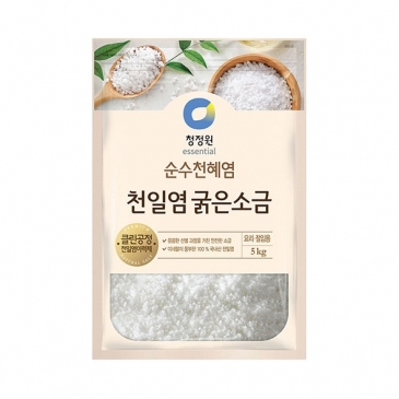 [대용량] 청정원 천일염 굵은소금 5kg