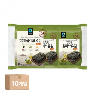 [대용량] 청정원 올리브유 재래김 5g 90봉(9봉x10개)