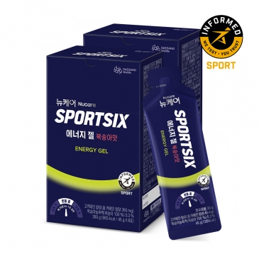 뉴케어 스포식스 에너지젤 복숭아맛(45gx8포), 2박스
