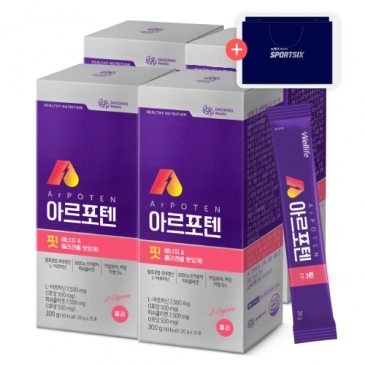 (쇼핑백포함) 대상웰라이프 아르포텐(ArPOTEN) 핏 (20gx15포), 4박스