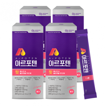 ★2+2★ 아르포텐 핏 300g/(20gx15포) (총 4박스)