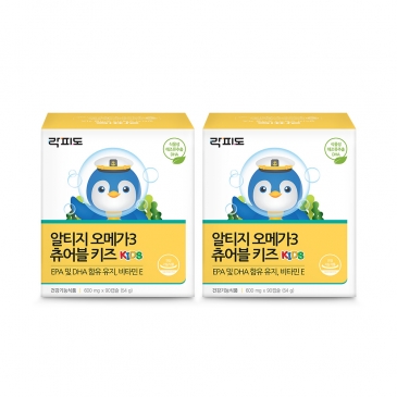락피도 알티지 오메가3 츄어블키즈( 600mg x 90캡슐) 2ea