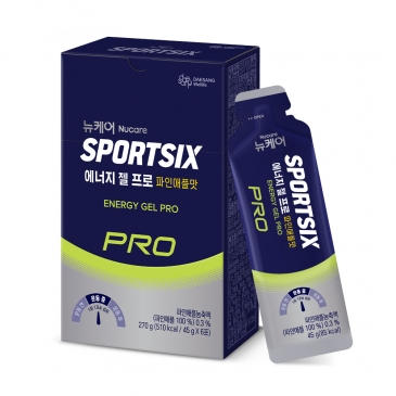 뉴케어 스포식스 에너지 젤 프로 파인애플맛 (45g×6포), 1박스