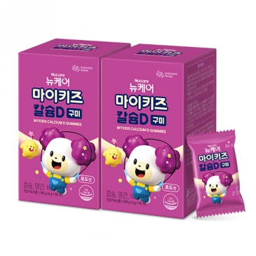 마이키즈 칼슘D 구미 (4gx60ea)/20일분, 2박스