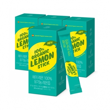 대상웰라이프 헤이N 100% 유기농 레몬즙 (20mlx14포), 4박스