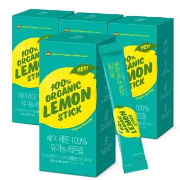 대상웰라이프 헤이N 100% 유기농 레몬즙 (20mlx14포), 4박스