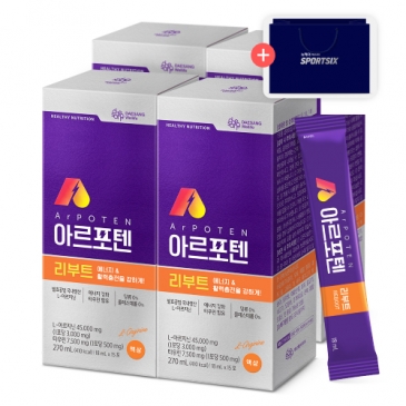 (쇼핑백포함) 대상웰라이프 아르포텐(ArPOTEN) 리부트 (18mlx15포), 4박스