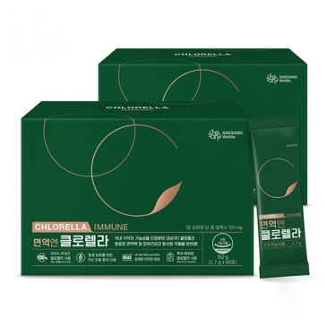 ★1+1★ 면역엔 클로렐라 (2.7gx60포) 60포 (총 2박스)