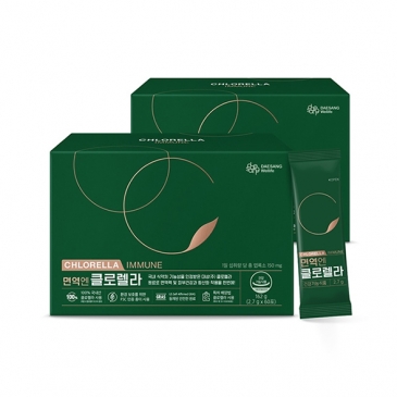 대상웰라이프 면역엔 클로렐라 (2.7gx60포) /1개월분, 2박스