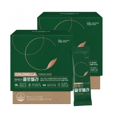 대상웰라이프 면역엔 클로렐라 (2.7gx30포) 2박스