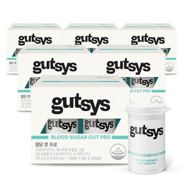 대상웰라이프 것시스 혈당 컷 프로 (350mgx28캡슐), 6박스