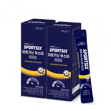 ★1+1★ 스포식스 아르기닌 부스터 6000 (24gx10포) (총 2박스)