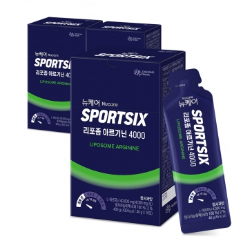 뉴케어 스포식스 리포좀 아르기닌 4000 (40gx10포), 3박스