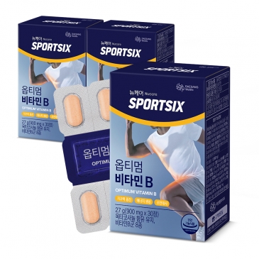 [7일특가] 뉴케어 스포식스 옵티멈 비타민B (900mgx30입), 3박스