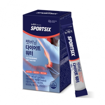 [7일특가]뉴케어 스포식스 팻버닝 다이어트 워터 (7gx20입), 1박스