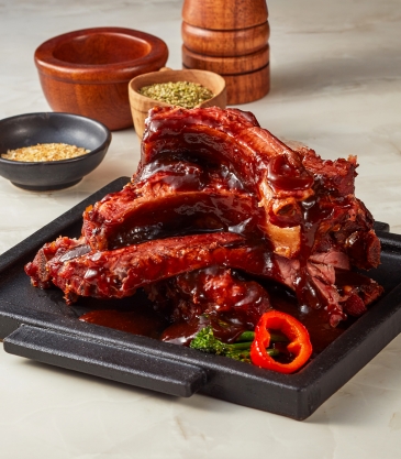 미트프로젝트 더블 시즈닝 BBQ 폭립 500g (냉동)