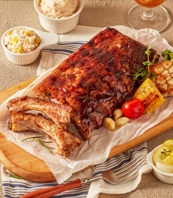 미트프로젝트 스위트 BBQ 폭립 500g (냉동)