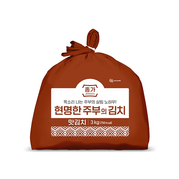 종가 현명한 주부 맛김치 3kg